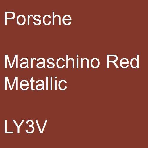 Porsche, Maraschino Red Metallic, LY3V.